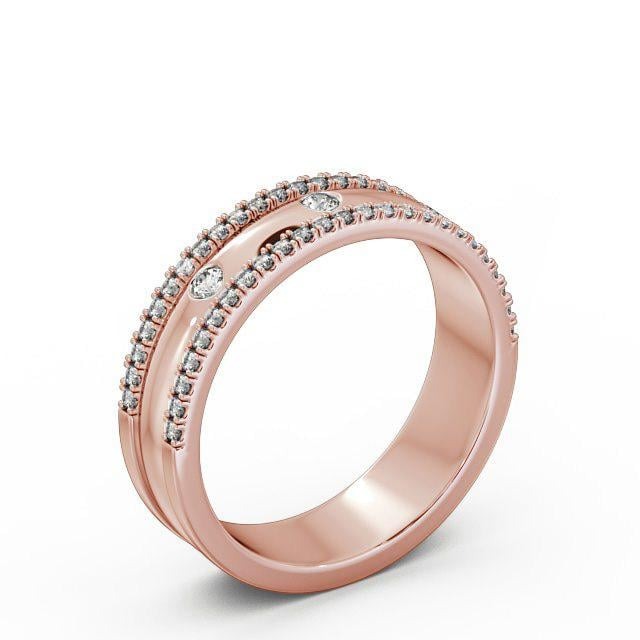 Orla Ladies 0.26ct Round Lab Diamond Wedding Ring